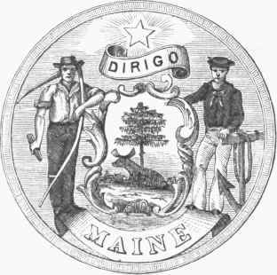 State Seal of Maine.