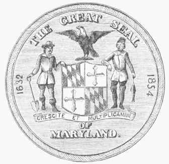 State Seal of Maryland.