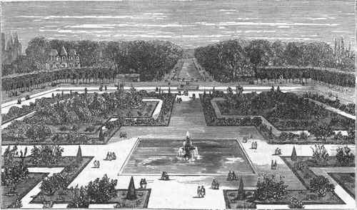 Fontainebleau View from the Chateau.