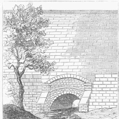 Croton Aqueduct, crossing Mill River.