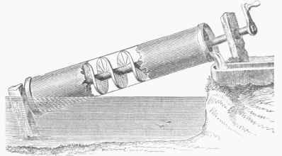 Fig. 1.   Archimedean Screw with Spiral Blade.