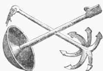 Fro. 4   Grapnel and Mushroom Anchors.