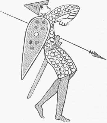 Norman Spearman. (From the Bayeux Tapestry.)