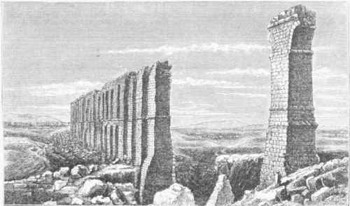 Ruins of the Aqueduct of Carthage.