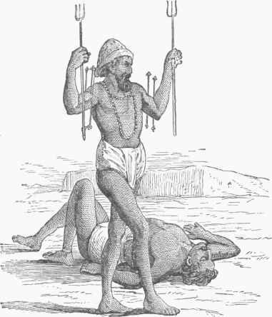 Fakirs performing Penance.