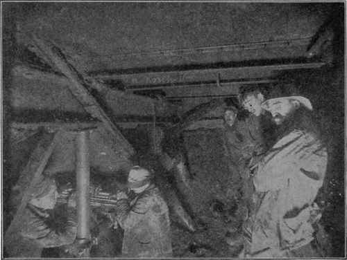 Apron in Front of Shield, Five Minutes Before Shoving