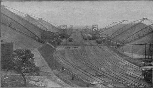 Courtesy of the J. M. Dodge Co. STORING COAL
