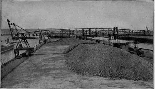 Courtesy of the Link Belt Co., Chicago, HANDLING COAL