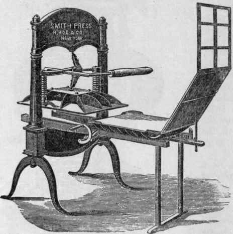 Peter Smith Hand Press, 1822