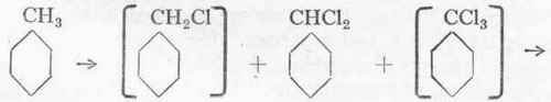 Benzalchloride And Benzaldehyde From Toluene 74