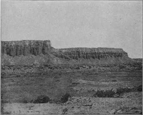 Bad lands in Wyoming, with talus slopes. (U. S. G. S).