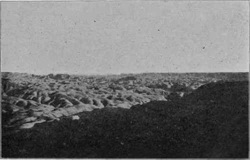 Bad lands of South Dakota. (U. S. G. S).