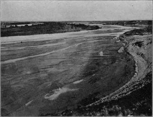 Sand deposits, North Platte River, Nebraska. (U. S. G. S).