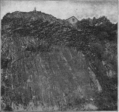 Shales creeping under the action of frost. (U. S. G. S).