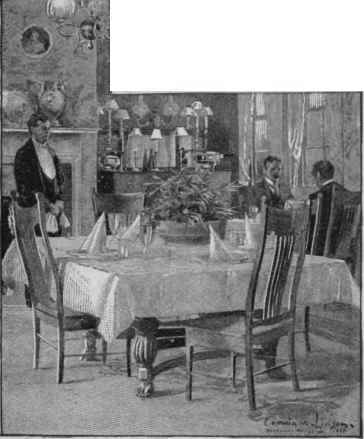 The Dining Room of the Rockaway Club.