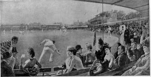 An International Cricket Match.