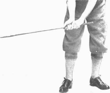 Fig 20   Wrong position: left hand over turned.
