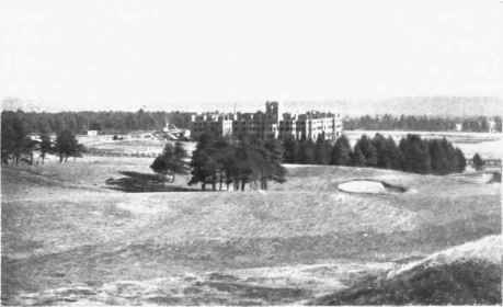 The Structure Of The Hotel As Iiuilt, With The Golf Course In The Foreground