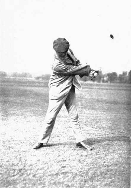 FULL DRIVE AFTER HAVING JUST STRUCK BALL