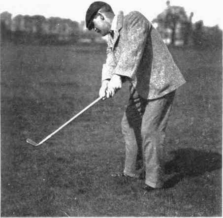 ORDINARY MASHIE STROKE. AFTER HAVING JUST STRUCK BALL