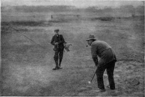 EDWARD RAY Playing a Chip Shot