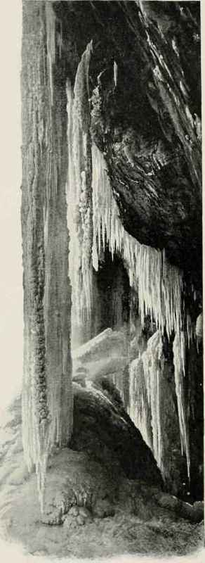 Behind The Horseshoe Fall In Winter.