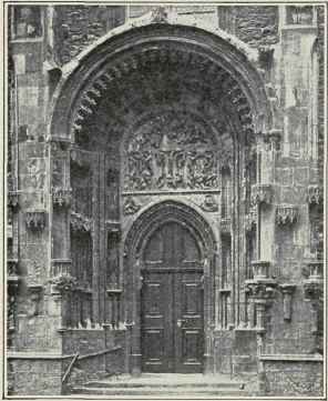 North Doorway Of The Hussite Church.