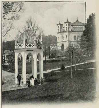 The Ambrosius Spring And Catholic Church, Mar1enbad.
