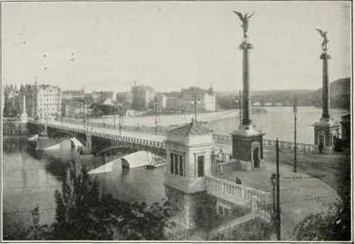 The Czech Bridge At Prague.