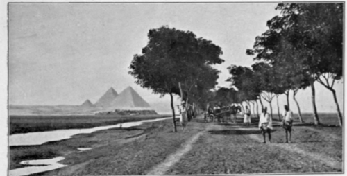 Approach To The Pyramids