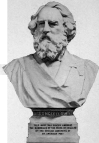 Bust Of Longfellow In Westminster Abbey