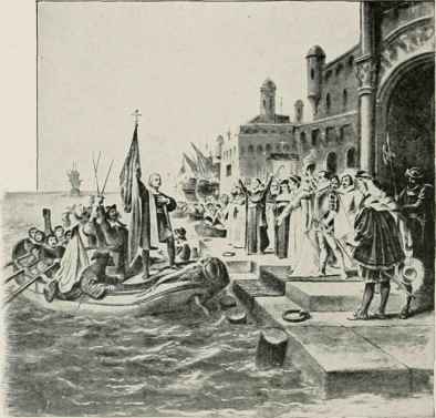 The Departure Of Columbus From Spain.