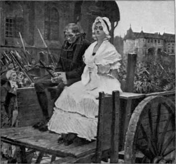 Marie Antoinette In The Death Cart.