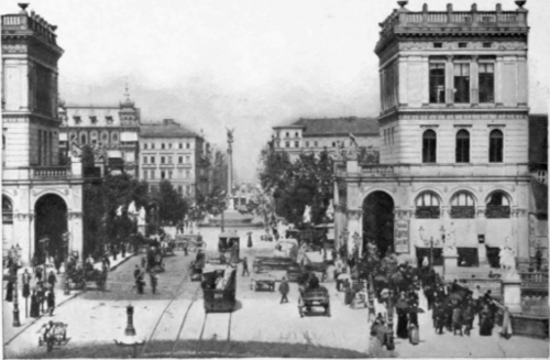 A Street Scene In Berlin