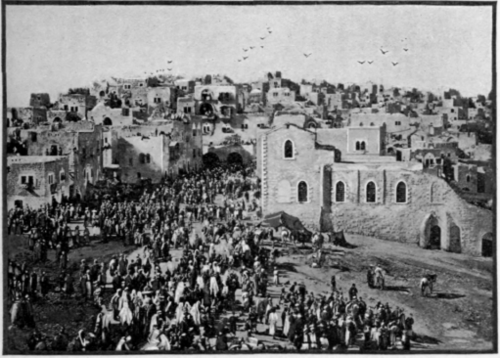 Pilgrims At Bethlehem