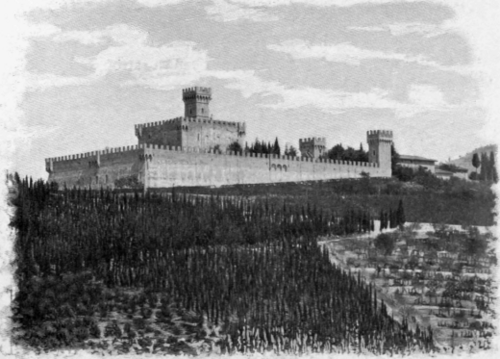 The Castle Of Vincigliata.