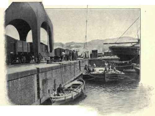 Loading Grain At Genoa.