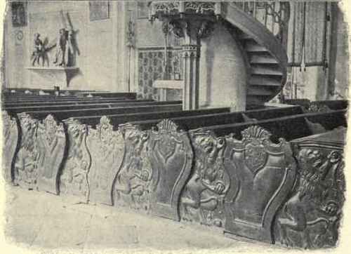 Woodcarv1ng In The Church At Sterzing, On The Brenner.