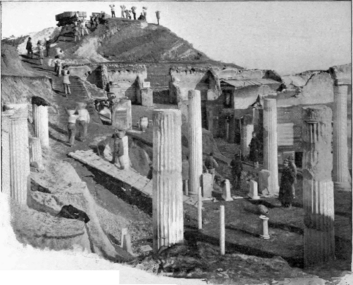 Excavations At Pompeii.