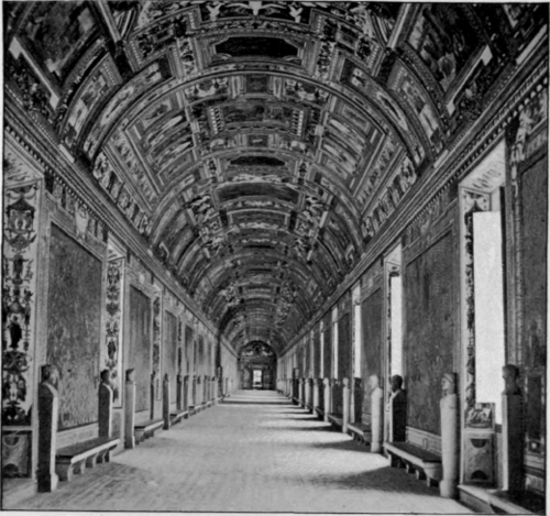 A Gallery In The Vatican.