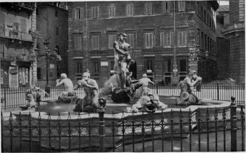 Fountain In The Piazza Navona.