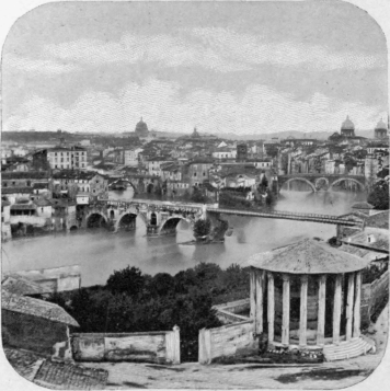 The Temple Of Vesta And The Tiber.