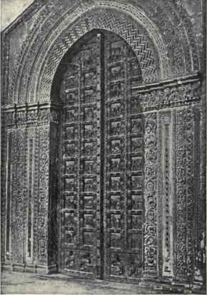 Bronze Door Of The Cathedral.