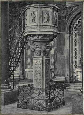 Pulpit Of The Messina Cathedral.