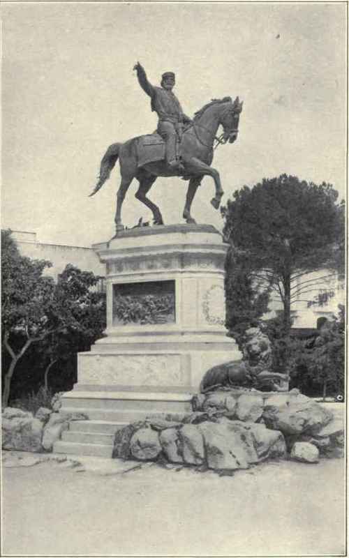 Statue Of Garibaldi, Palermo.