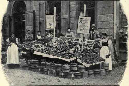 A Fruit Market In South Tyrol.