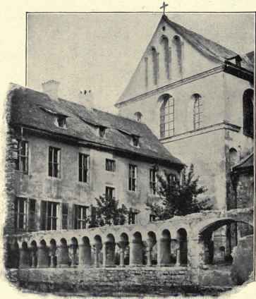 Cloisters Where Walther Was Buried.