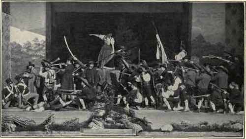 The Battle Scene In The Play Andreas Hofer.
