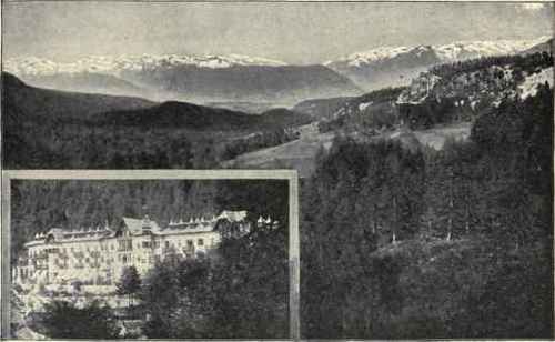 The Grand Hotel Penegal, On The Mendel. View From The Mendel.
