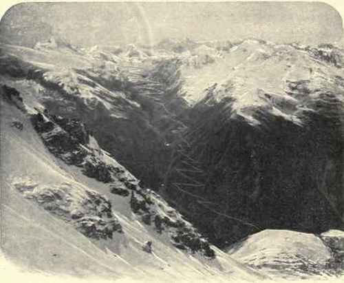 The Stelvio Road, Seen From The Ortler.